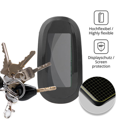 dipos Displayschutz für SPORTARC KT-LCD6, mit Blickschutzfilter und perfekter Passform auch für die Rundungen