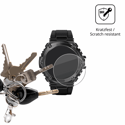 dipos Displayschutz f�r Stahlgear Titan Pro, transparente Oberfl�che, perfekte Passform auch f�r die Rundungen