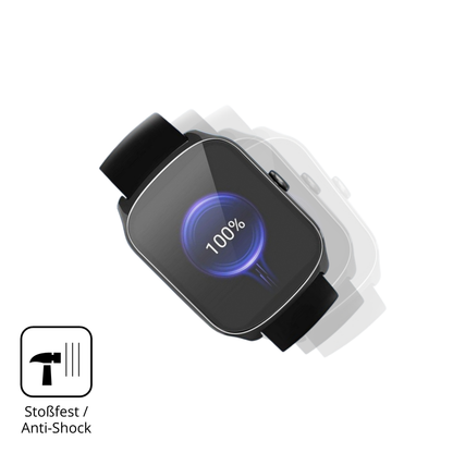 Schutz gegen Kratzer auf dem steceis68 1.95 smartwatch Glas durch Schlüssel, Stöße gegen die Tischkante oder Stürze
