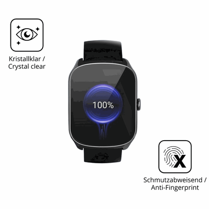 Flexible TPU-Folie passend zugeschnitten für steceis68 1.95 smartwatch, vollständige Abdeckung
