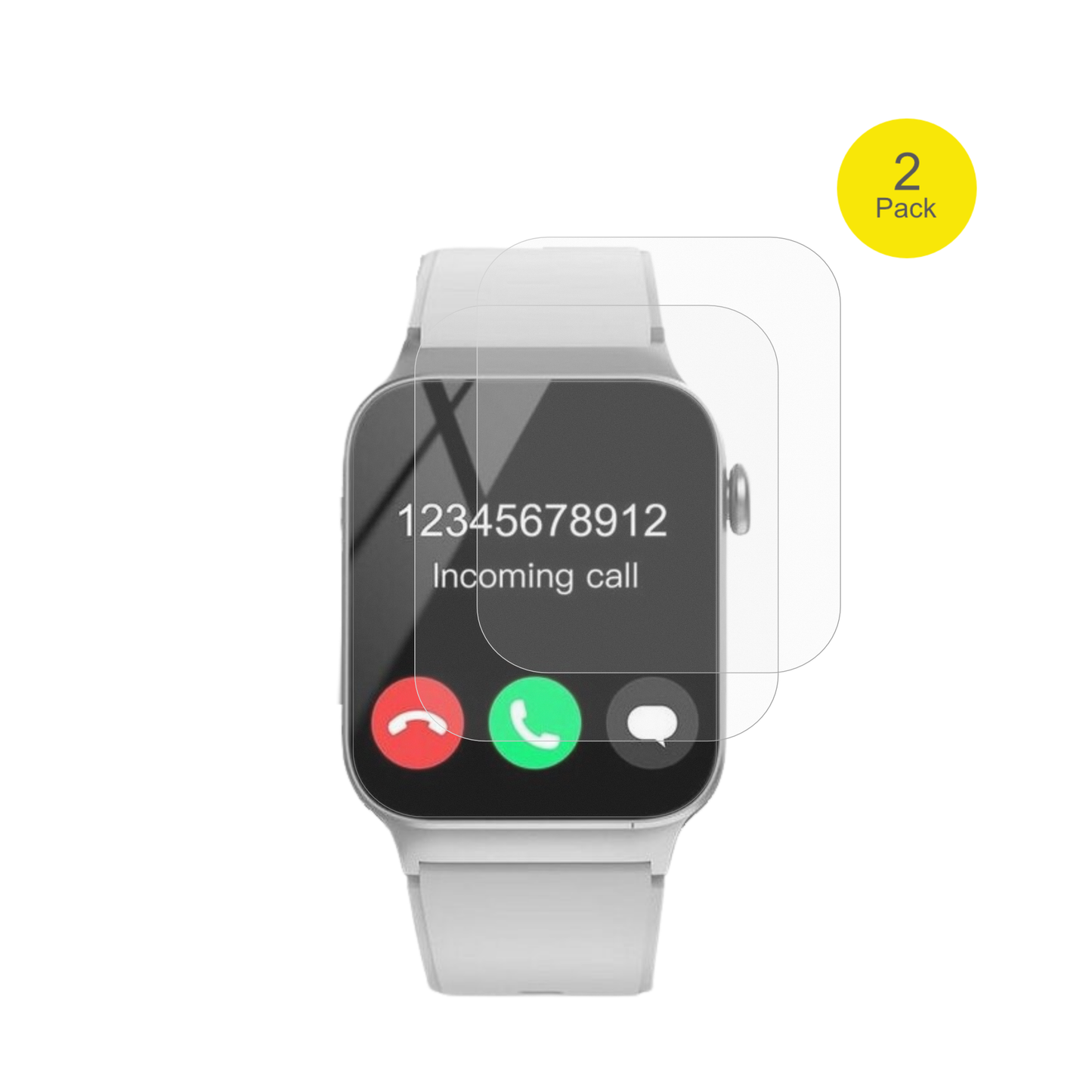 SteceiT50s mit aufgebrachter dipos Flex Schutzfolie, glasklare Darstellung ohne Einschränkungen