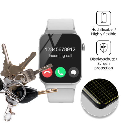 dipos Displayschutz für Stecei T50s, transparente Oberfläche, perfekte Passform auch für die Rundungen