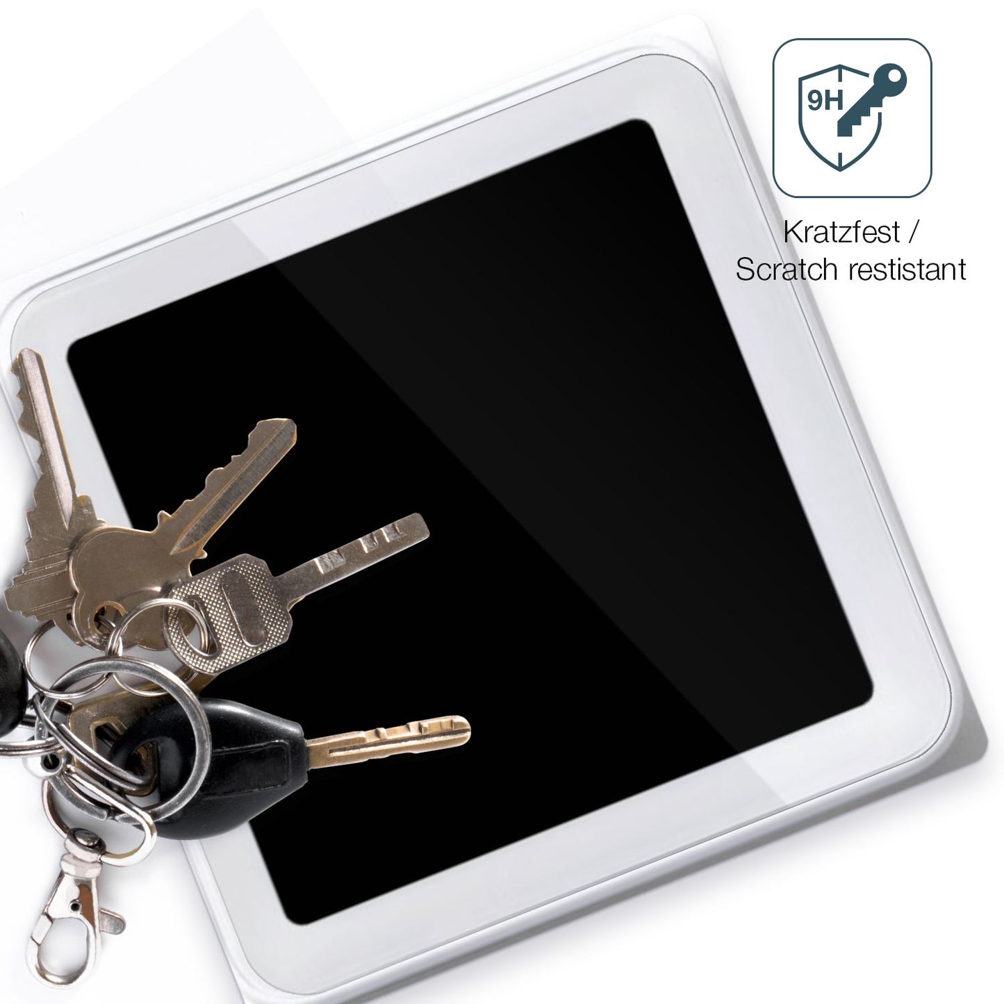 dipos Displayschutz für SumUp Solo, transparente Oberfläche, perfekte Passform auch für die Rundungen