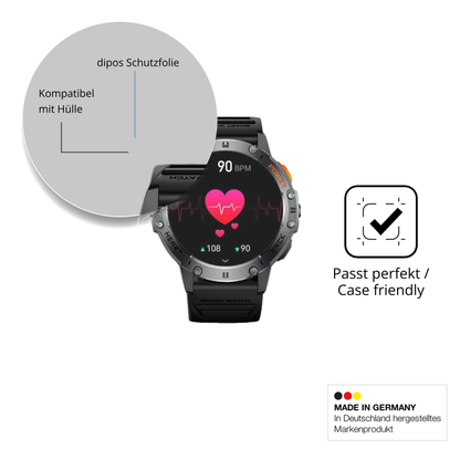 Schutzfolie mit optimaler Passform, zur Verwendung mit Hüllen geeignet