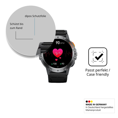 Besonders flexibler Displayschutz mit Anti-Shock-Schicht im Materialmix