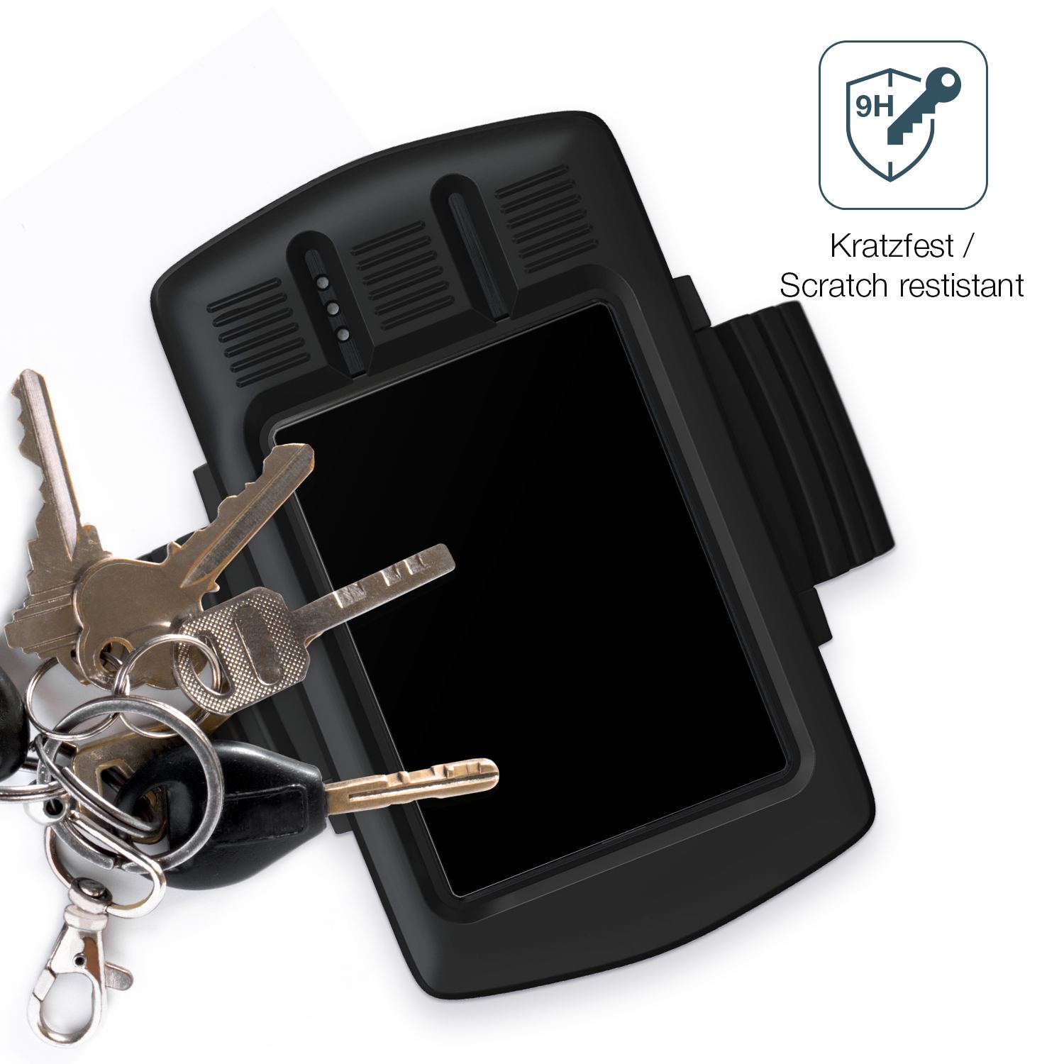 dipos Displayschutz für Suunto EON Tauchcomputer, mattierte Oberfläche, robuste Festigkeit und perfekte Passform