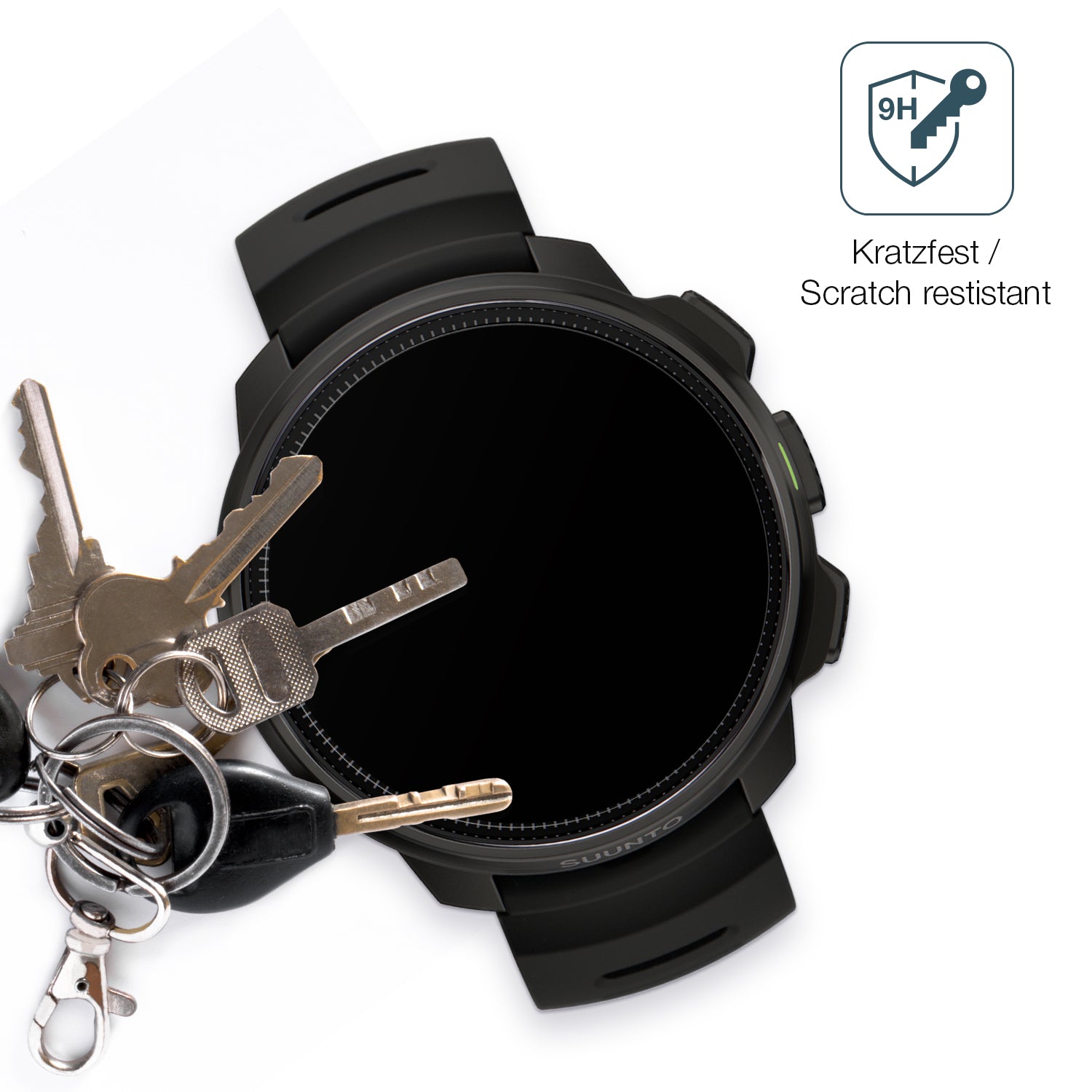 dipos Displayschutz für Suunto Ocean, mattierte Oberfläche, robuste Festigkeit und perfekte Passform