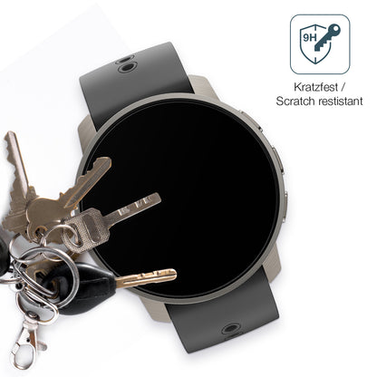 dipos Displayschutz für Suunto Peak Pro, mattierte Oberfläche, robuste Festigkeit und perfekte Passform
