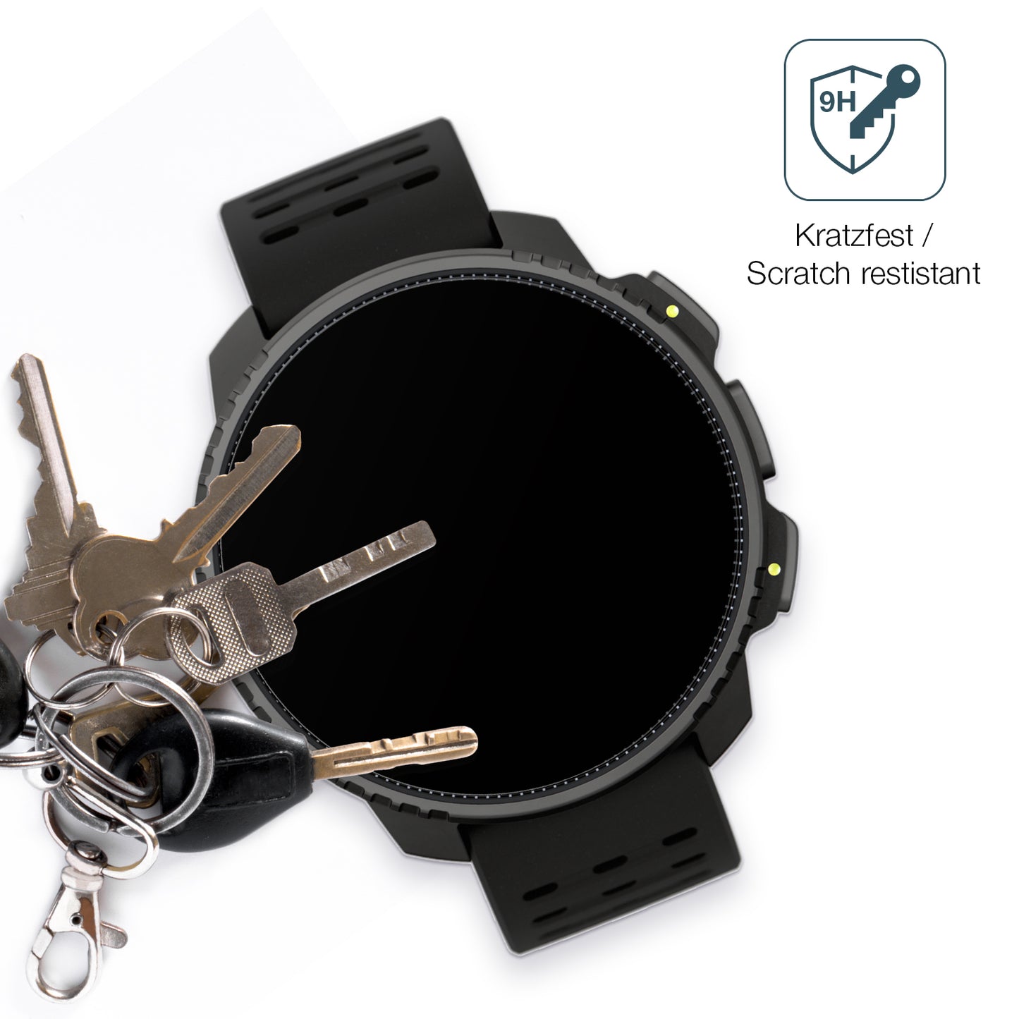 dipos Displayschutz für Suunto Vertical, mattierte Oberfläche, robuste Festigkeit und perfekte Passform