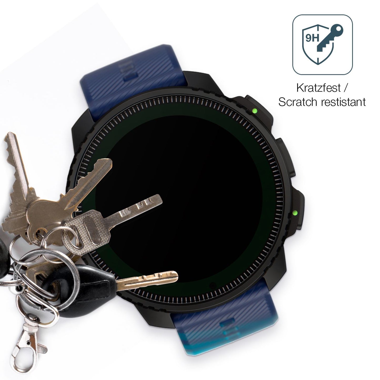 dipos Displayschutz für Suunto Vertical Solar, mattierte Oberfläche, robuste Festigkeit und perfekte Passform