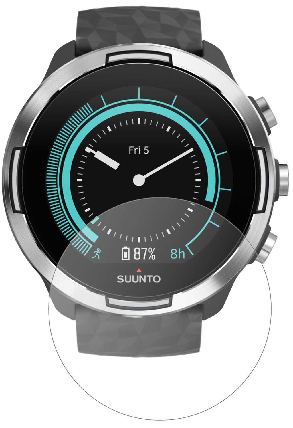 2x 9H Schutzfolie matt für Suunto 9 Panzerfolie