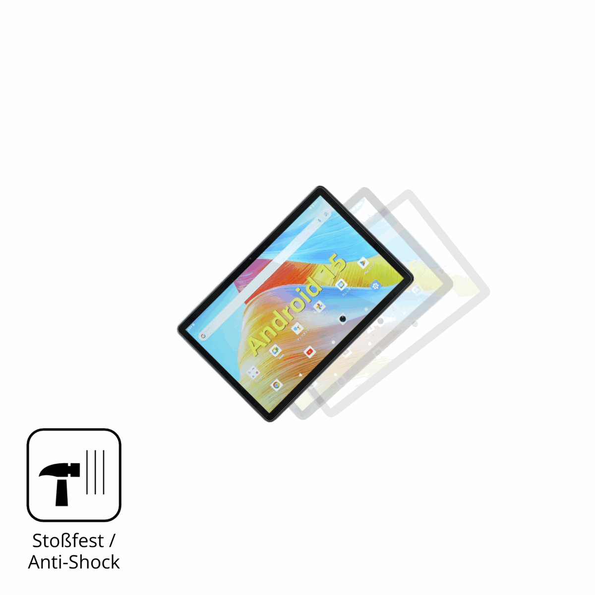 Schutz gegen Kratzer auf dem svitoop11-t11 Glas durch Schlüssel, Stöße gegen die Tischkante oder Stürze