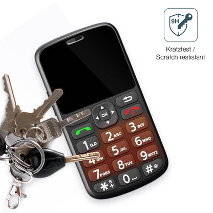 dipos Displayschutz für Sweetlink S3PLUS 4G, transparente Oberfläche, perfekte Passform auch für die Rundungen