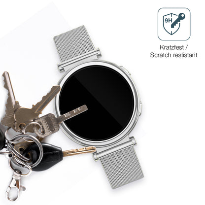 dipos Displayschutz für SWGOTA I109 Smartwatch, transparente Oberfläche, perfekte Passform auch für die Rundungen