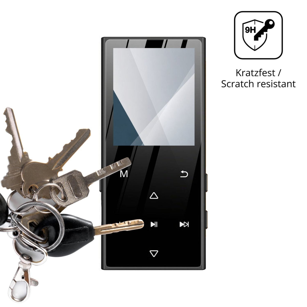 dipos Displayschutz für SWOFY D50, transparente Oberfläche, perfekte Passform auch für die Rundungen