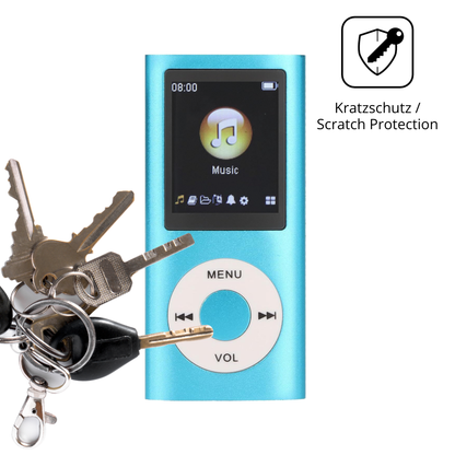Schutz gegen Kratzer auf dem Sxhlseller MP3-Player Glas durch Schlüssel oder Ähnliches