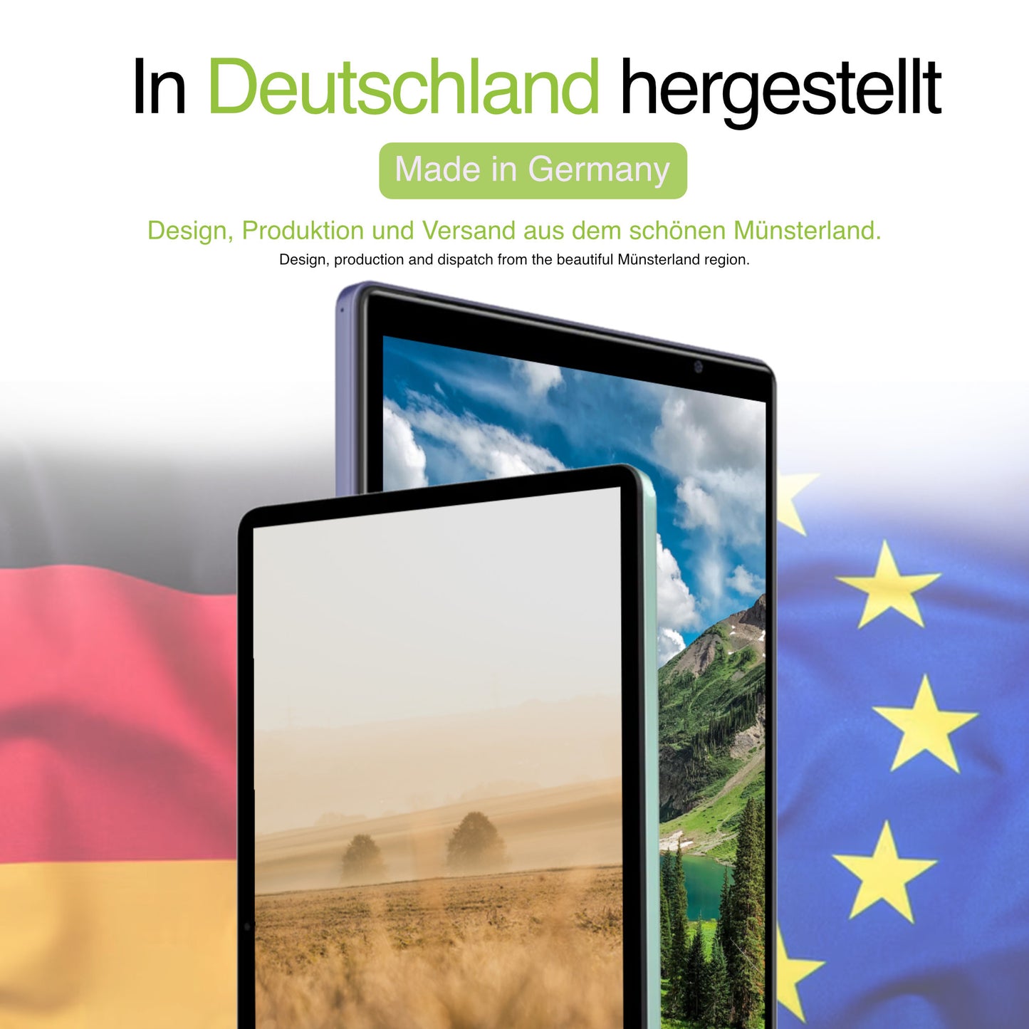 2x Schutzfolie matt für Doogee U10 Display-Schutzfolie