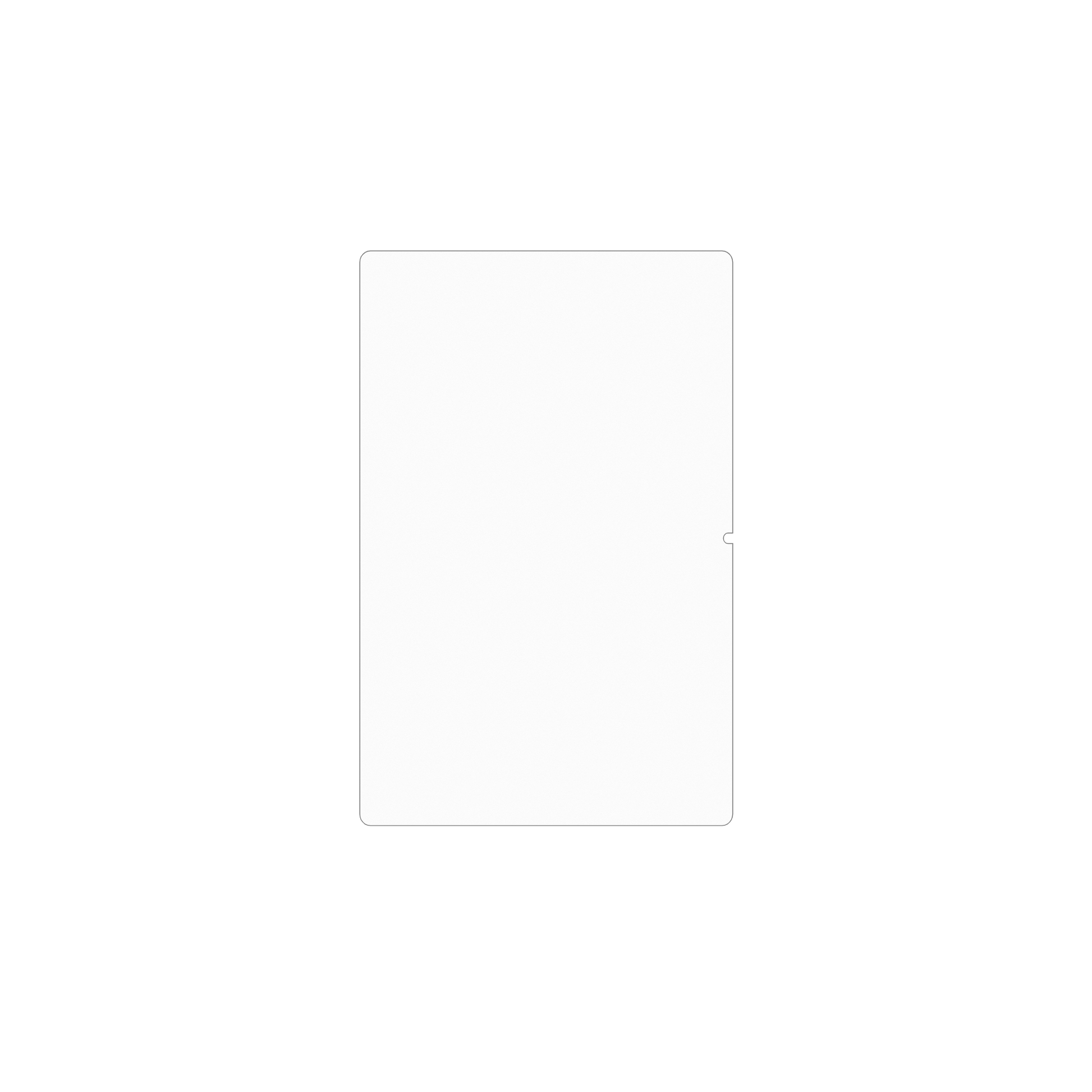 dipos Displayschutz für TABWEE T50, mattierte Oberfläche, geringe Dicke und perfekte Passform