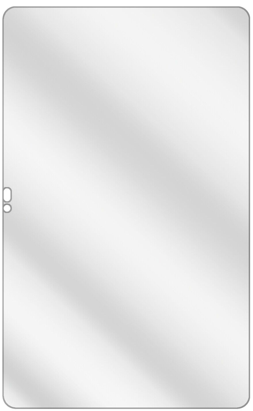 dipos Displayschutz für TCL 10 Tab Max, transparente Oberfläche, geringe Dicke und perfekte Passform