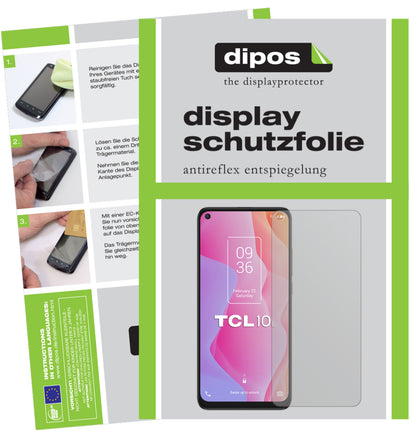 2x Schutzfolie matt für TCL 10L Display-Schutzfolie