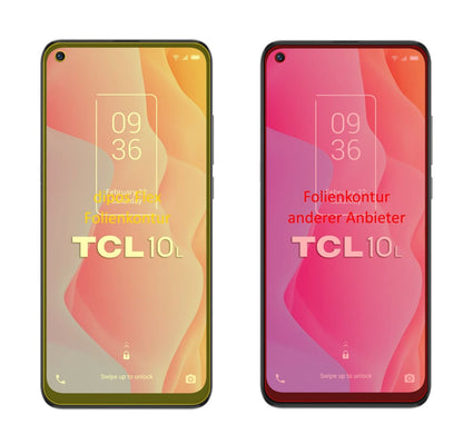 3x 3D Full Cover Schutzfolie für TCL 10 5G