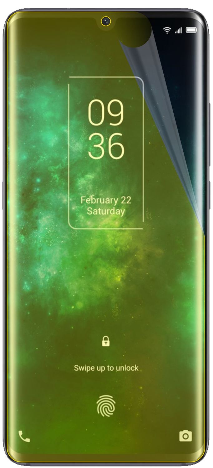 dipos Displayschutz für TCL 10 Pro, transparente Oberfläche, geringe Dicke und perfekte Passform