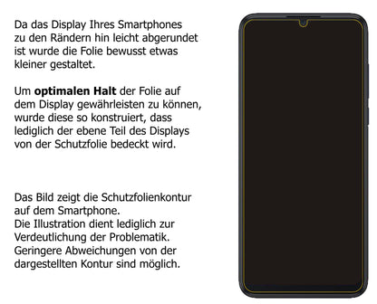 Blickschutzfolie für TCL 305 matt Schutzfolie Privacy