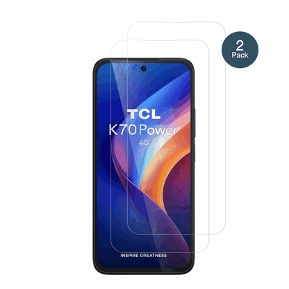 2x 9H Schutzfolie für TCL K70 Power 4G Panzerfolie