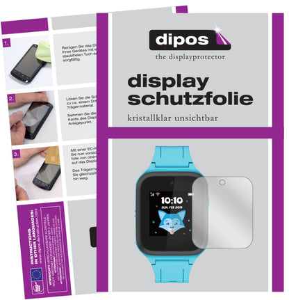 1x Schutzfolie klar für TCL Movetime Family Watch MT40S Display-Schutzfolie