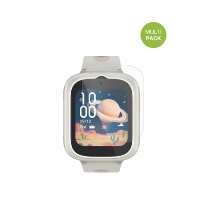 tclmovetime mt48 mit aufgebrachter dipos Displayschutzfolie, die lästige Fingerabdrücke minimiert