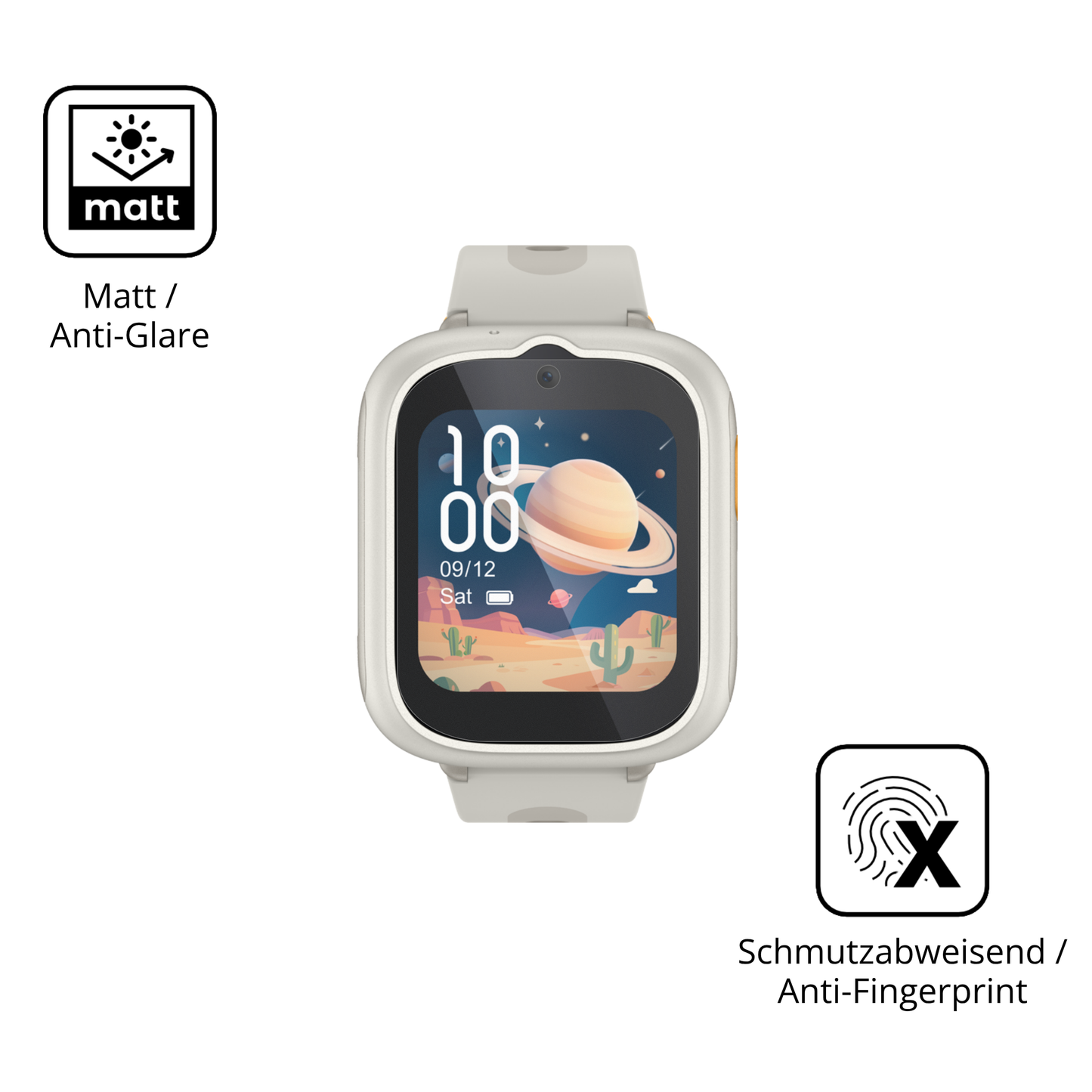 Dünne und entspiegelnde Folie passend zugeschnitten für tclmovetime mt48