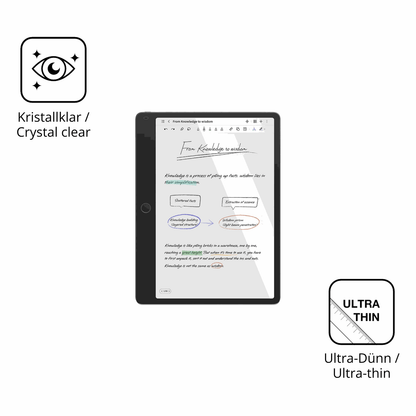 2x Schutzfolie klar für TCL Note A1 NXTPaper Display-Schutzfolie