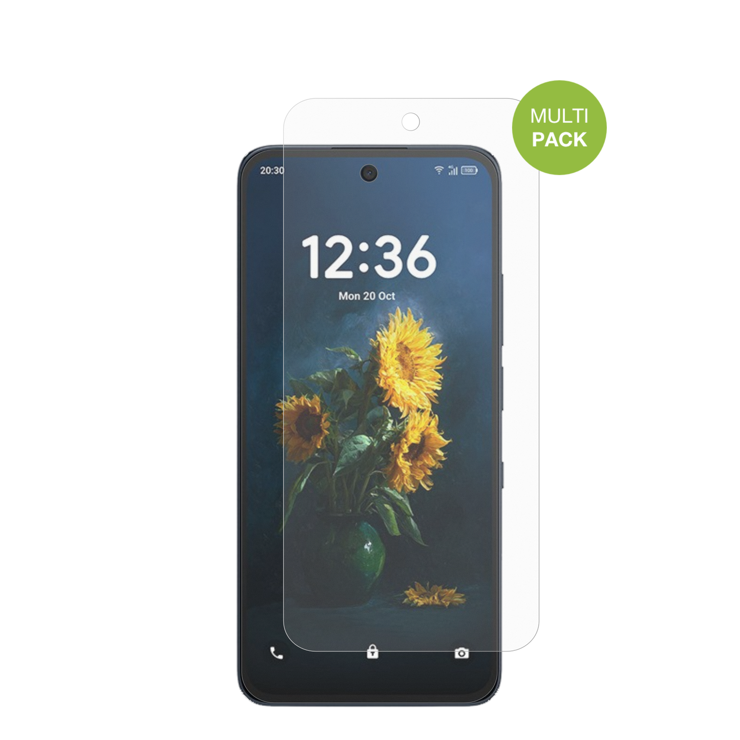 TCLNXTpaper 70 Pro mit aufgebrachter dipos Displayschutzfolie, die lästige Fingerabdrücke minimiert