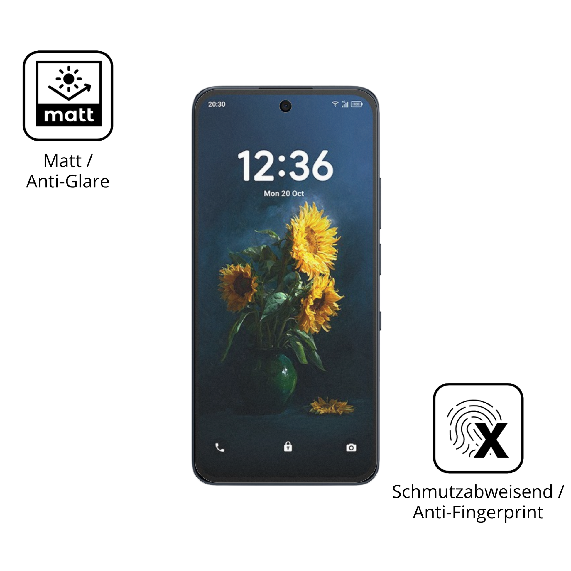 9H Hartbeschichtete, flexible Folie passend zugeschnitten für TCL NXTpaper 70 Pro