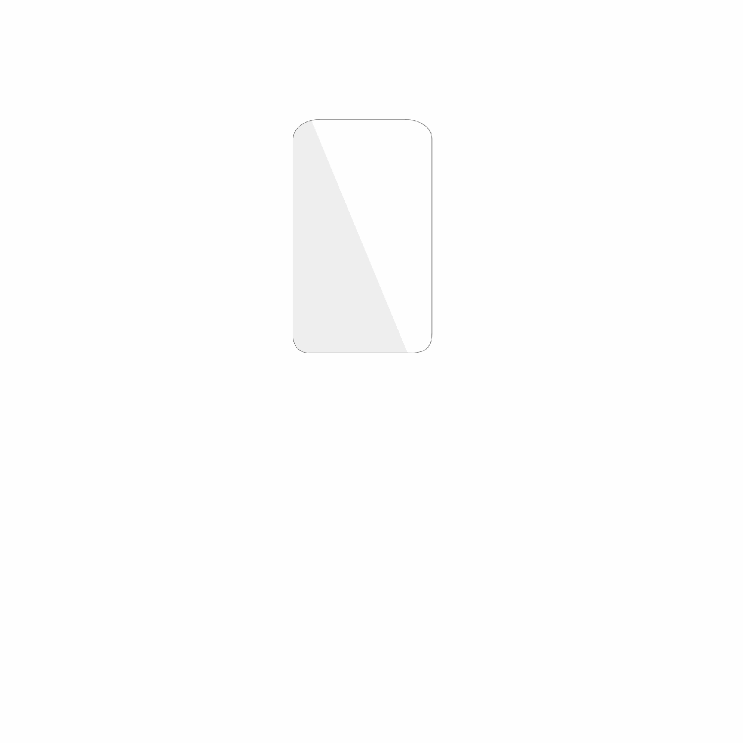 dipos Displayschutz für TCL One Touch 4043D, transparente Oberfläche, geringe Dicke und perfekte Passform