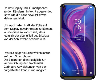 Dünne und klare Folie passend zugeschnitten für TCL Plex