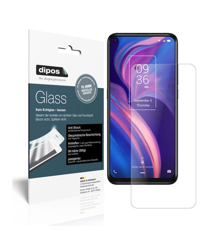 Matte Displayschutzfolie von dipos passend für TCL Plex, 9H kratzfest und blasenfrei montiert