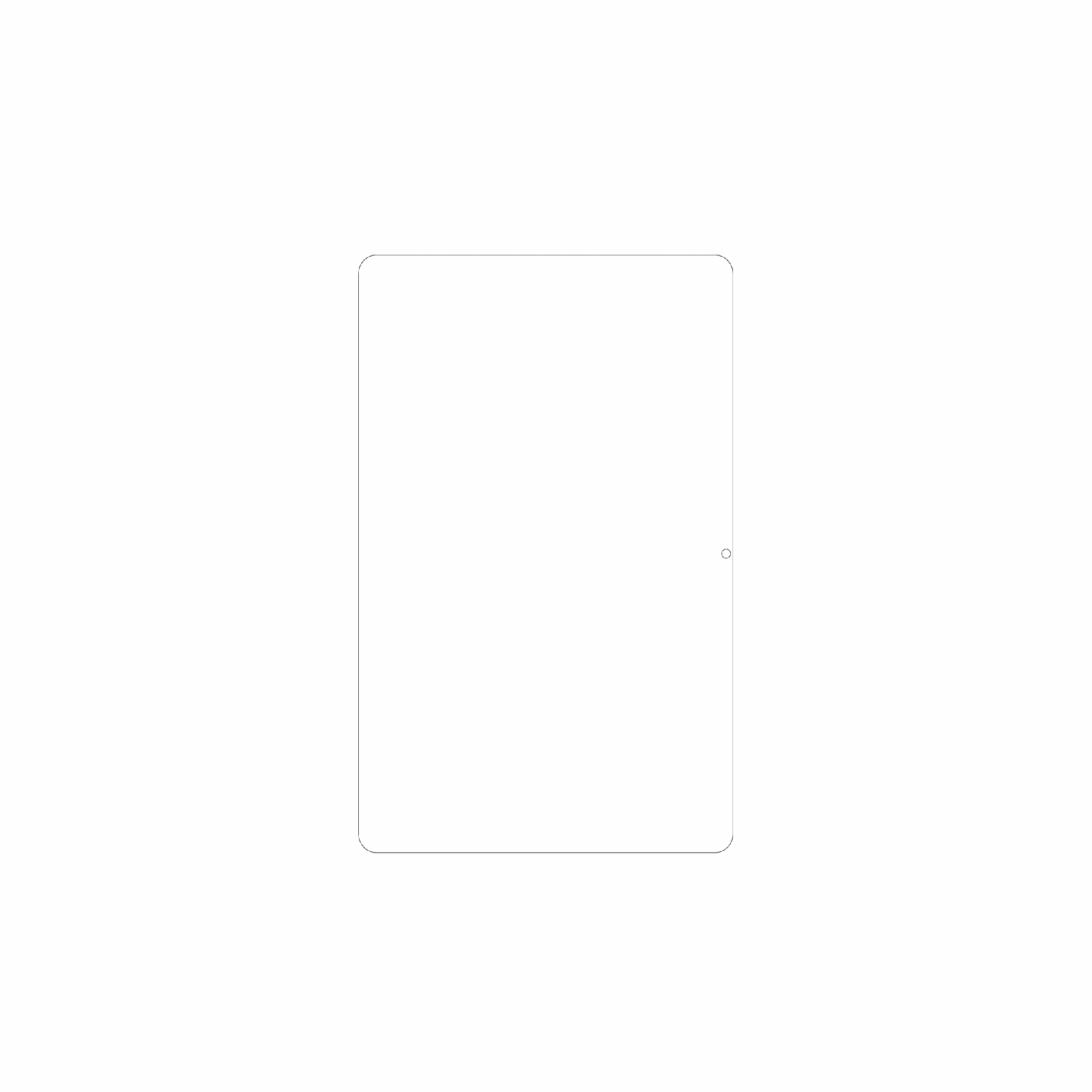 dipos Displayschutz für TCL Tab 10 Gen 4, mattierte Oberfläche, geringe Dicke und perfekte Passform