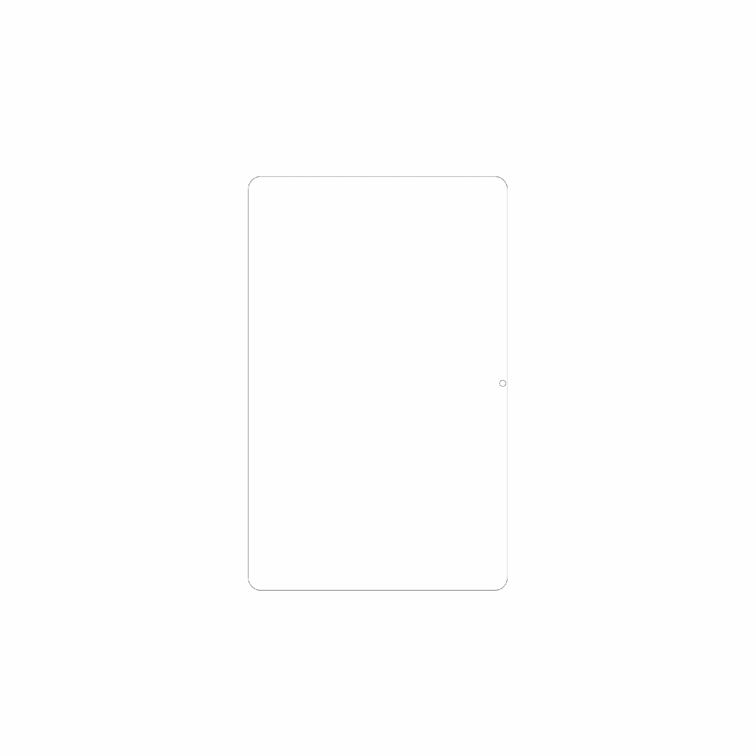 dipos Displayschutz für TCL Tab 10 Gen 4, mattierte Oberfläche, geringe Dicke und perfekte Passform