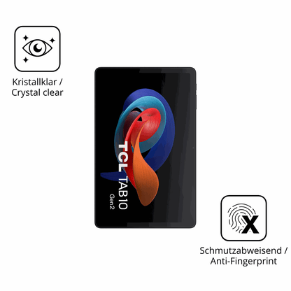 Flexible TPU-Folie passend zugeschnitten für TCL Tab 10 Gen 4, vollständige Abdeckung
