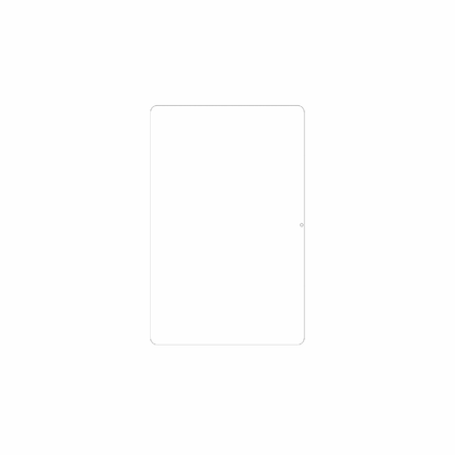 dipos Displayschutz für tcltab 10l gen 4, mattierte Oberfläche, geringe Dicke und perfekte Passform