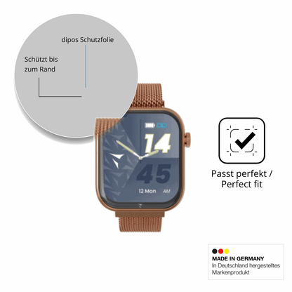 Besonders flexibler Displayschutz mit Anti-Shock-Schicht im Materialmix