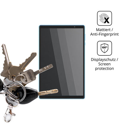 dipos Displayschutz für Teclast H100G, mattierte Oberfläche, Blickschutzfilter und perfekter Passform