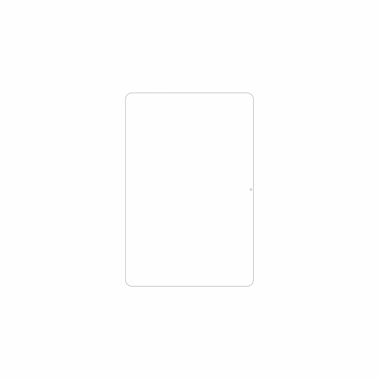 dipos Displayschutz f�r Teclast M50 Plus, mattierte Oberfl�che, geringe Dicke und perfekte Passform