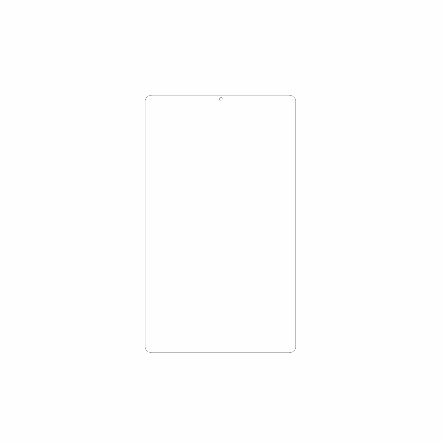 dipos Displayschutz f�r Teclast T50 Mini, mattierte Oberfl�che, geringe Dicke und perfekte Passform
