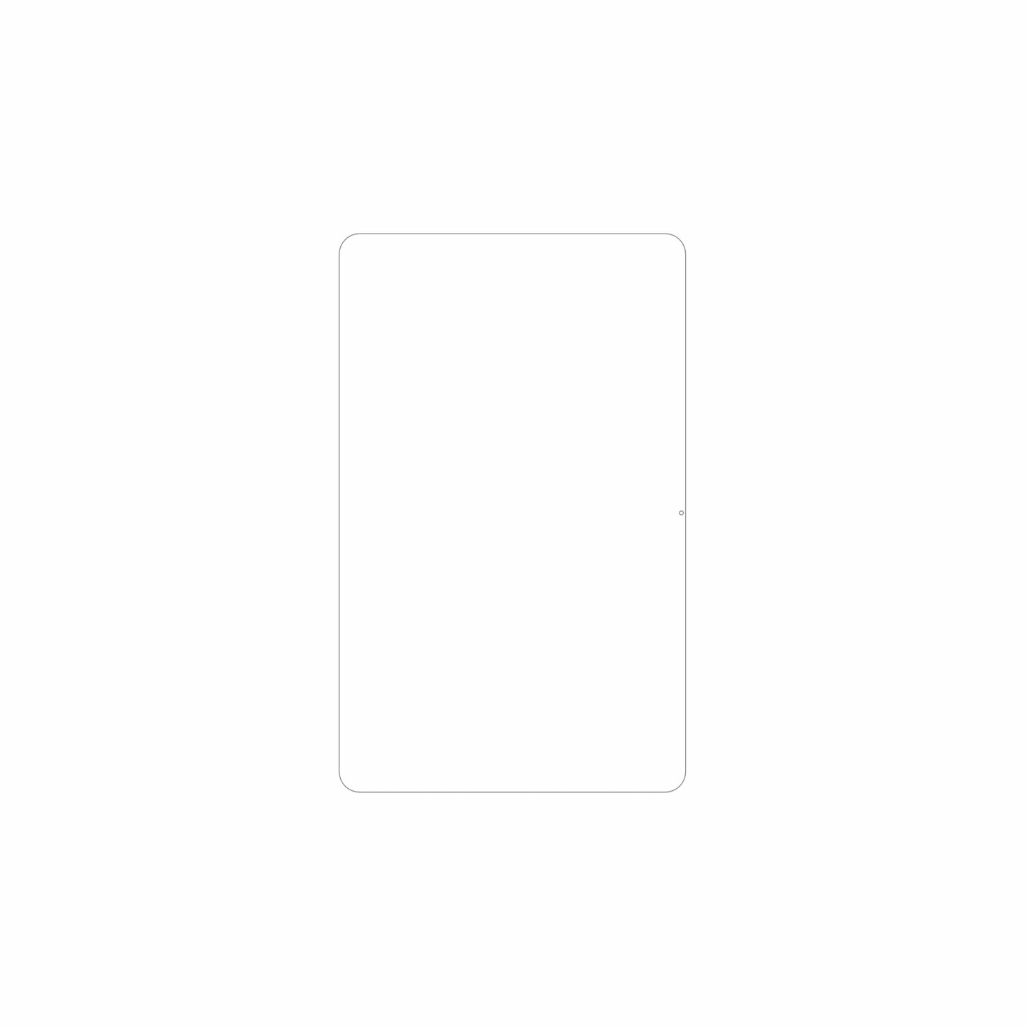 dipos Displayschutz f�r Teclast T60 Pro, mattierte Oberfl�che, geringe Dicke und perfekte Passform