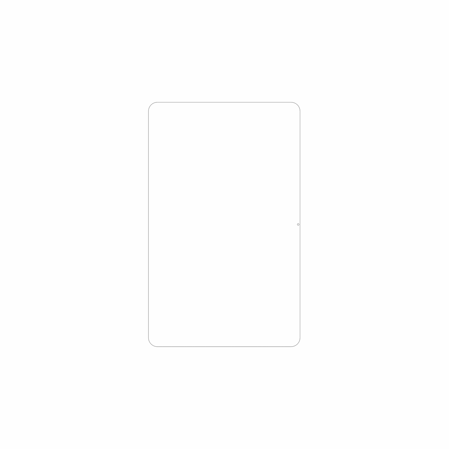 dipos Displayschutz f�r Teclast T60 Pro, mattierte Oberfl�che, geringe Dicke und perfekte Passform