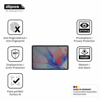 Blickschutzfolie für Teclast P30 matt Schutzfolie Privacy
