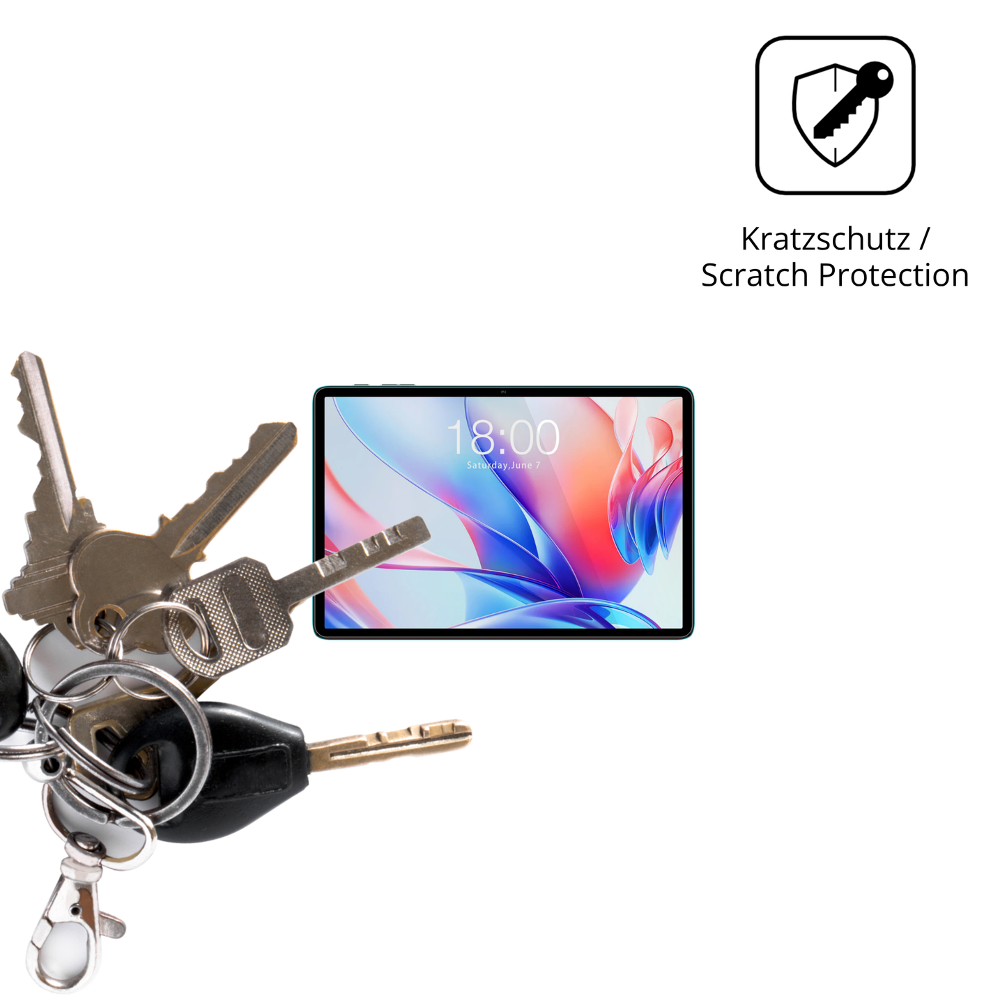 2x Schutzfolie klar für Teclast P30 Display-Schutzfolie