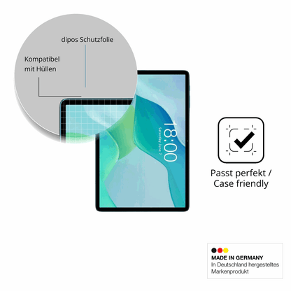 2x Schutzfolie klar für Teclast P33 Display-Schutzfolie